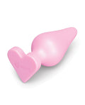 b-vibe B-Mine Butties - Silicone Butt Plug with Heart Base - Pink - Image 5