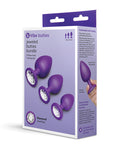 b-vibe Jeweled Butties Bundle 3-Piece Anal Training Set