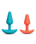 b-vibe Anal Training Bundle 2-Piece Set Includes Beginner Plug & Rechargeable Vibrating Plug w/Remote - Image 2