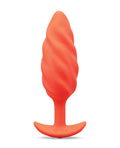 Not Regular Toys b-Vibe Swirl Texture Plug - Orange
