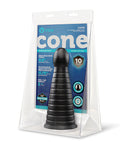 Not Regular Toys b-Vibe Cone 10" Tapered & Ribbed Dildo w/Suction Cup