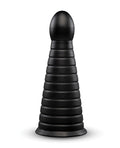 Not Regular Toys b-Vibe Cone 10" Tapered & Ribbed Dildo w/Suction Cup - Image 2