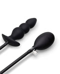b-vibe b-Vibe Beaded Inflatable Anal Plug w/Hand Pump - Image 3