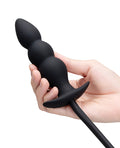 b-vibe b-Vibe Beaded Inflatable Anal Plug w/Hand Pump - Image 4