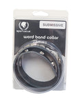 Spartacus Spartacus SUBMISSIVE Leather Collar - Black