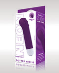 Bodywand XGen Bodywand Neon Mini Dotted G Vibe - Neon Purple
