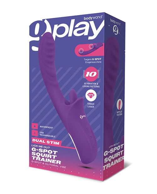 Bodywand Bodywand G-Play Lick Me Out Squirt Trainer - Purple