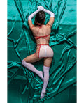 Role Play Role Play Naughty Nurse 5 pc Set Red/White S/M - Image 2