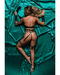 Role Play Role Play Bondage Baddie 7 pc Set Black M/L - Image 2