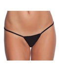 Coquette Low Rise Lycra G-String Black O/S
