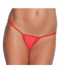 Coquette Low Rise Lycra G-String Red XL - Image 2