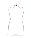 Coquette Coquette Branded Metal Body Hanger - Rose Gold