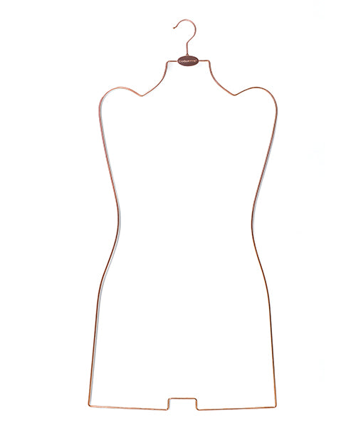Coquette Coquette Branded Metal Body Hanger - Rose Gold