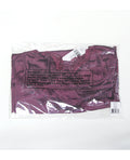 Coquette Scallop Lace Trimmed Stretch Satin Chemise w/Underwire Cups - Mauve Plum 1X/2X - Image 5