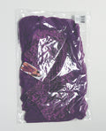 Coquette Metallic Stretch Lace & Mesh Babydoll w/Thong - Purple SM - Image 5