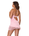 Coquette Kissed by Satin Underwire Chemise - Pink MD - Image 3