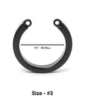 CB-X Cock Cage U-Ring #3 - Black