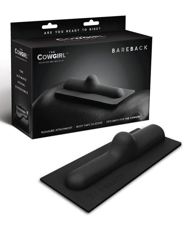 The Cowgirl The Cowgirl Bareback Silicone Attachment - Black