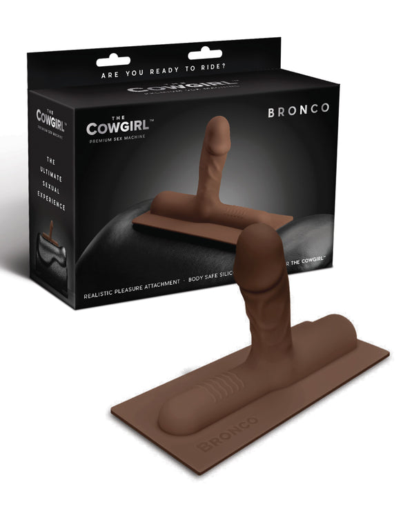 The Cowgirl The Cowgirl Bronco Silicone Attachment - Chocolate