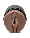 Mistress Curve Toys Mistress Double Shot Mini Masturbator Pussy & Ass - Dark - Image 4