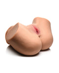 Mistress Curve Toys Mistress Vibrating & Squeezing Pussy & Ass Masturbator - Light - Image 3