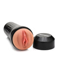Mistress Curve Toys Mistress Vibrating Pussy Masturbator - Tan - Image 2