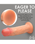 Jock Curve Toys Jock Real Skin Silicone 8" Dildo - Image 5