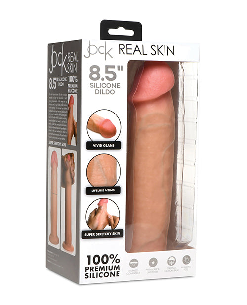 Jock Curve Toys Jock Real Skin Silicone 8.5" Dildo