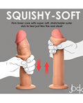 Jock Curve Toys Jock Real Skin Silicone 8.5" Dildo - Image 4