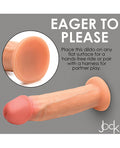 Jock Curve Toys Jock Real Skin Silicone 8.5" Dildo - Image 5