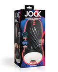 Jock Curve Toys Jock Sucking & Vibrating Masturbator - Black