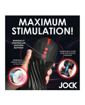 Jock Curve Toys Jock Sucking & Vibrating Masturbator - Black - Image 5