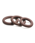 Jock Curve Toys Jock Silicone Cock Ring Set of 3 - Dark - Image 4