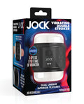 Jock Curve Toys Jock Vibrating Double Stroker - Black
