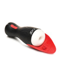 Jock Curve Toys Jock Sucking & Vibrating Masturbator - Black/Red - Image 2