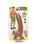 Jock Curve Toys Fantasy Jock Soccer Sam 7" Dildo w/Balls - Dark