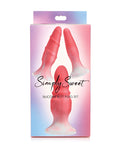 Simply Sweet Curve Toys Simply Sweet Silicone Butt Plug Set - Pink