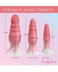 Simply Sweet Curve Toys Simply Sweet Silicone Butt Plug Set - Pink - Image 3