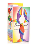 Curve Curve Toys Simply Sweet Rainbow Silicone Butt Plug Set