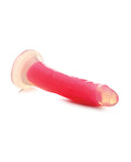 Lollicock Curve Toys Lollicock 7" Glow In The Dark Silicone Dildo - Pink - Image 4
