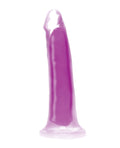 Lollicock Curve Toys Lollicock 7" Glow In The Dark Silicone Dildo - Purple - Image 3