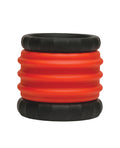 Jock Curve Toys Jock 2-in-1 Silicone Cock Ring - Red - Image 2
