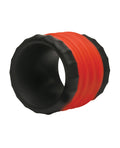 Jock Curve Toys Jock 2-in-1 Silicone Cock Ring - Red - Image 3