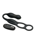 Jock Hyper Thrusting and Vibrating Anal Plug w/C-Ring - Image 3