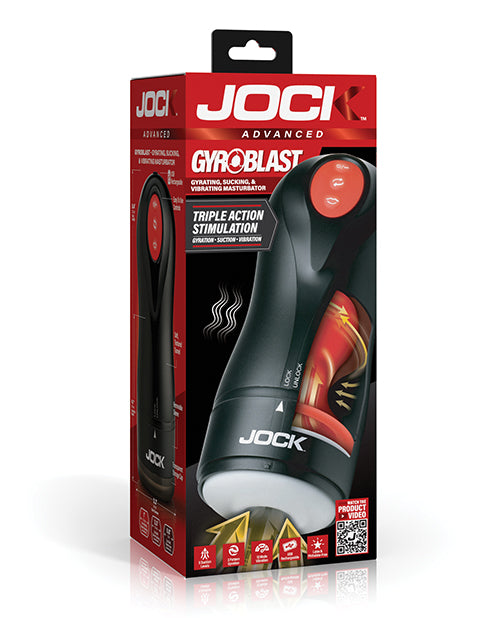 Jock Curve Toys Jock Gyroblast Gyrating, Sucking, & Vibrating Masturbator