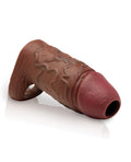 Jock Curve Toys Jock Silicone Penis Extension Sleeve - Dark - Image 3