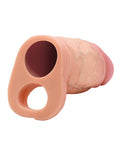 Jock Curve Toys Jock Silicone Penis Extension Sleeve - Light - Image 4