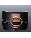 Coquette Pleasure Collection Pleasure Collection Adjustable Collar - Black/Rose Gold - Image 3