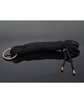 Coquette Pleasure Collection Pleasure Collection Silky Smooth Rope - Black/Rose Gold - Image 3