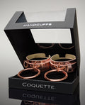 Coquette Pleasure Collection Pleasure Collection Adjustable Handcuffs - Rose Gold - Image 4